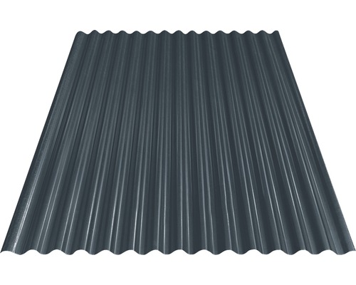 PRECIT golfplaat Sinus S18 76/18 antracietgrijs RAL 7016 1200 mm x 883 mm x 0,4 mm