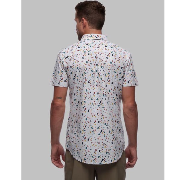 Chemise randonnée BLACK DIAMOND M SS SOLUTION SHIRT BIRCH-GYM HOLD PRINT
