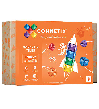 Connetix Magnets?t - 42 Dele - Rainbow Square