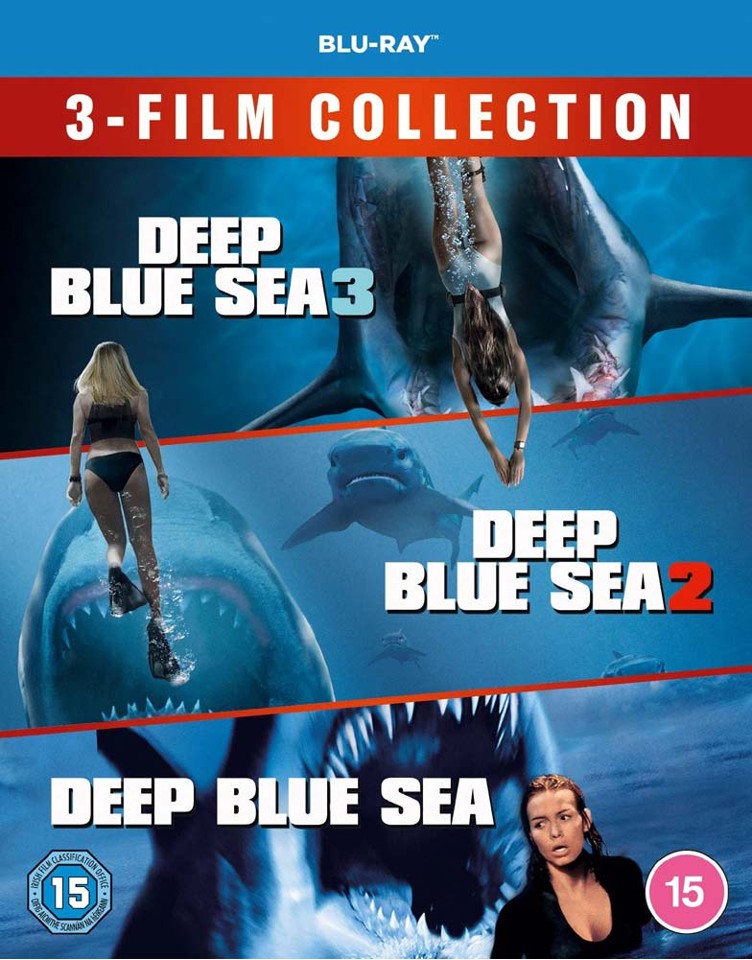 Deep Blue Sea: 3-film Collection blu ray