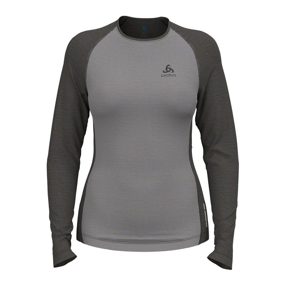 Odlo NATURAL PERFORMANCE PW 150 - Sous-couche Femme grey melange/dark grey melange