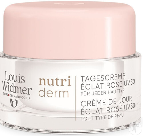 Louis Widmer Nutriderm Crème De Jour Éclat Rosé IP50 Pot 50ml