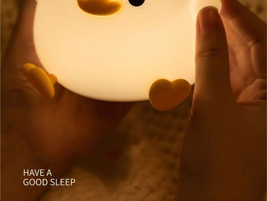 HOMTEC - Eend USB oplaadbare nachtlamp