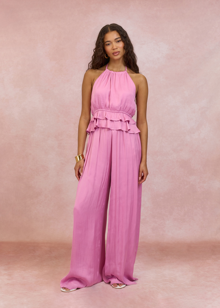 Violet broek roze