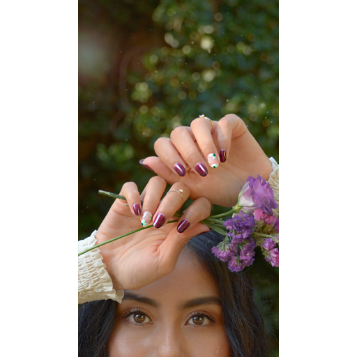 Le Mini Macaron Gel Polish, Dark Plum