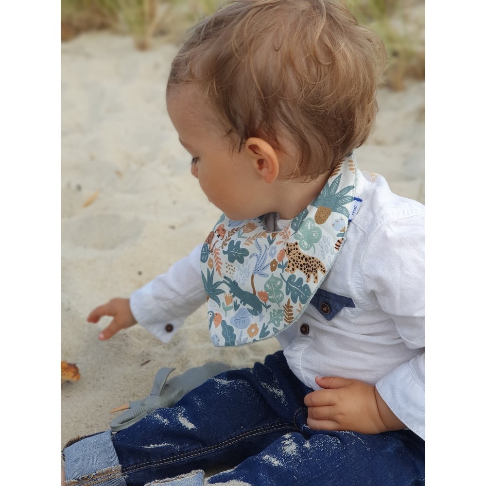 Bavoir Bandana Baby Jungle