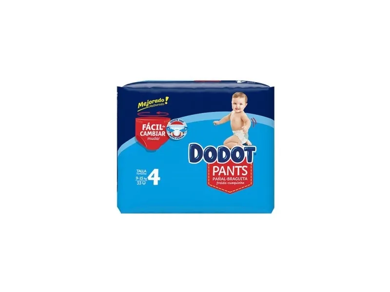 P Dodot Bukser Talla 4 33 Uds