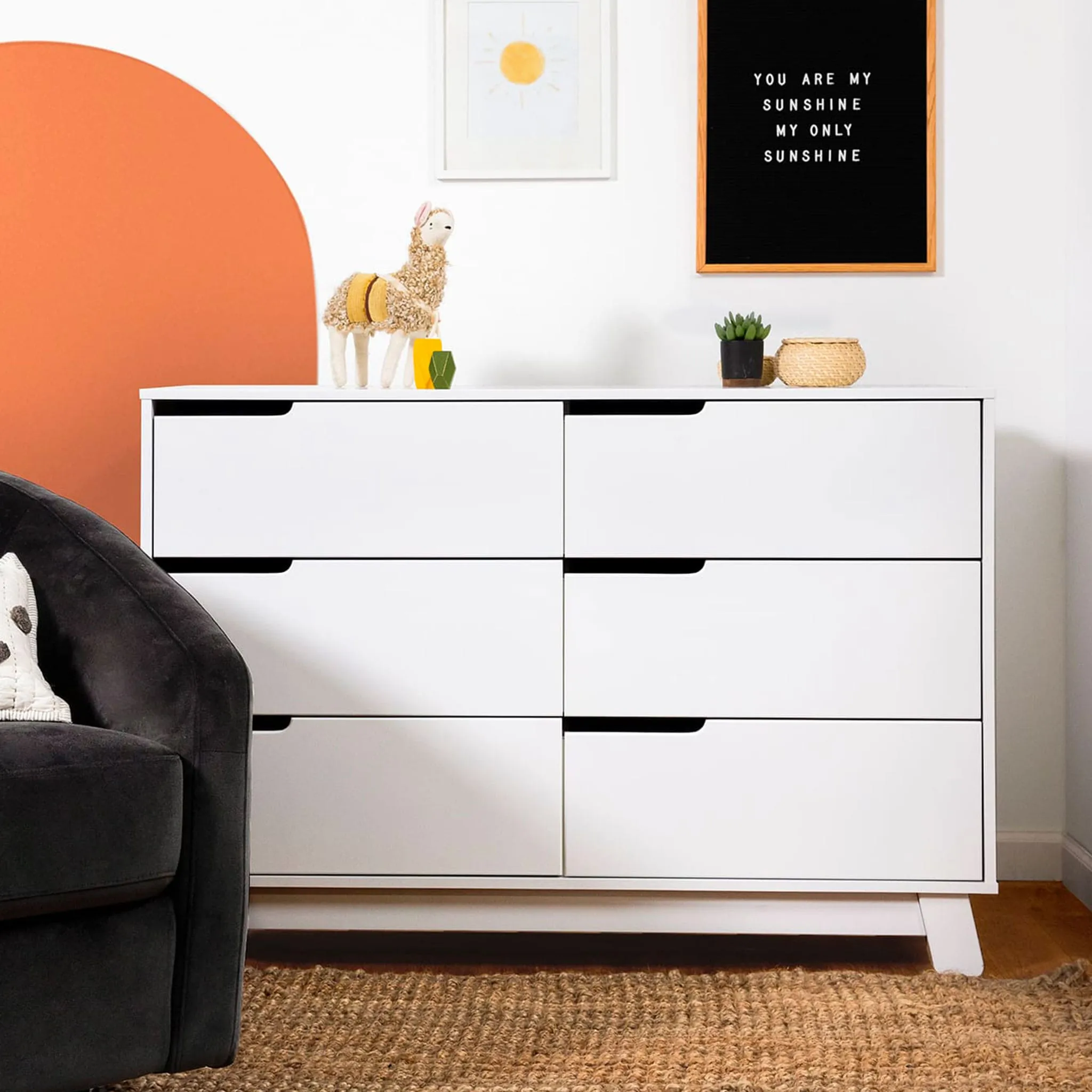Babyletto Bureau 6 Tiroirs Hudson - Blanc