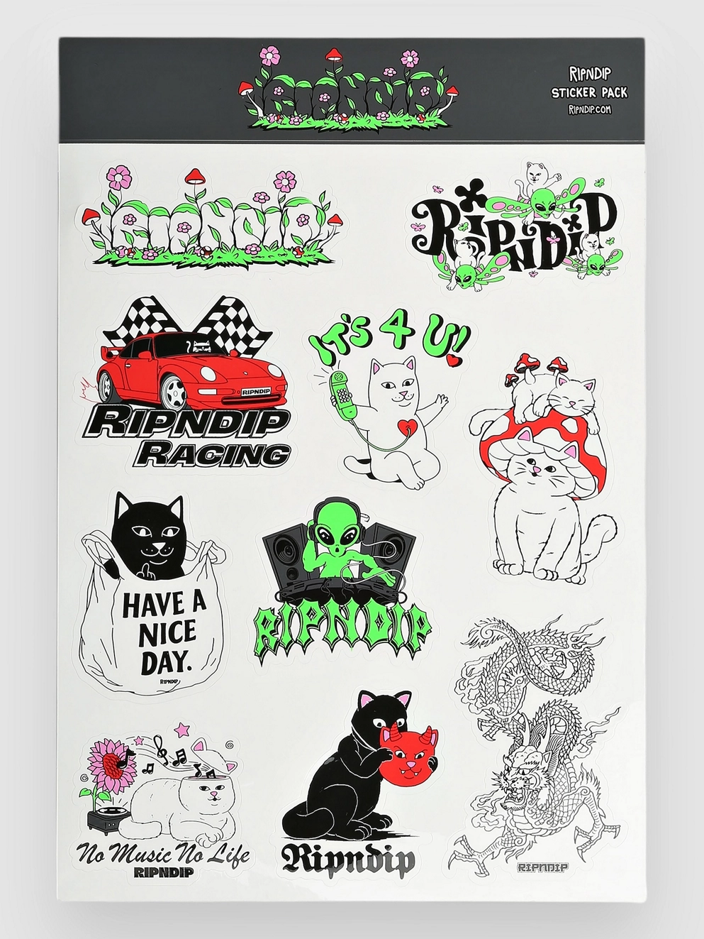 RIPNDIP Field Friends Sticker multi