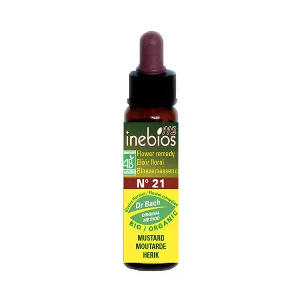 Inebios Bach Flower Remedy No. 21 Mostarda - Mostarda Orgânica 10ml