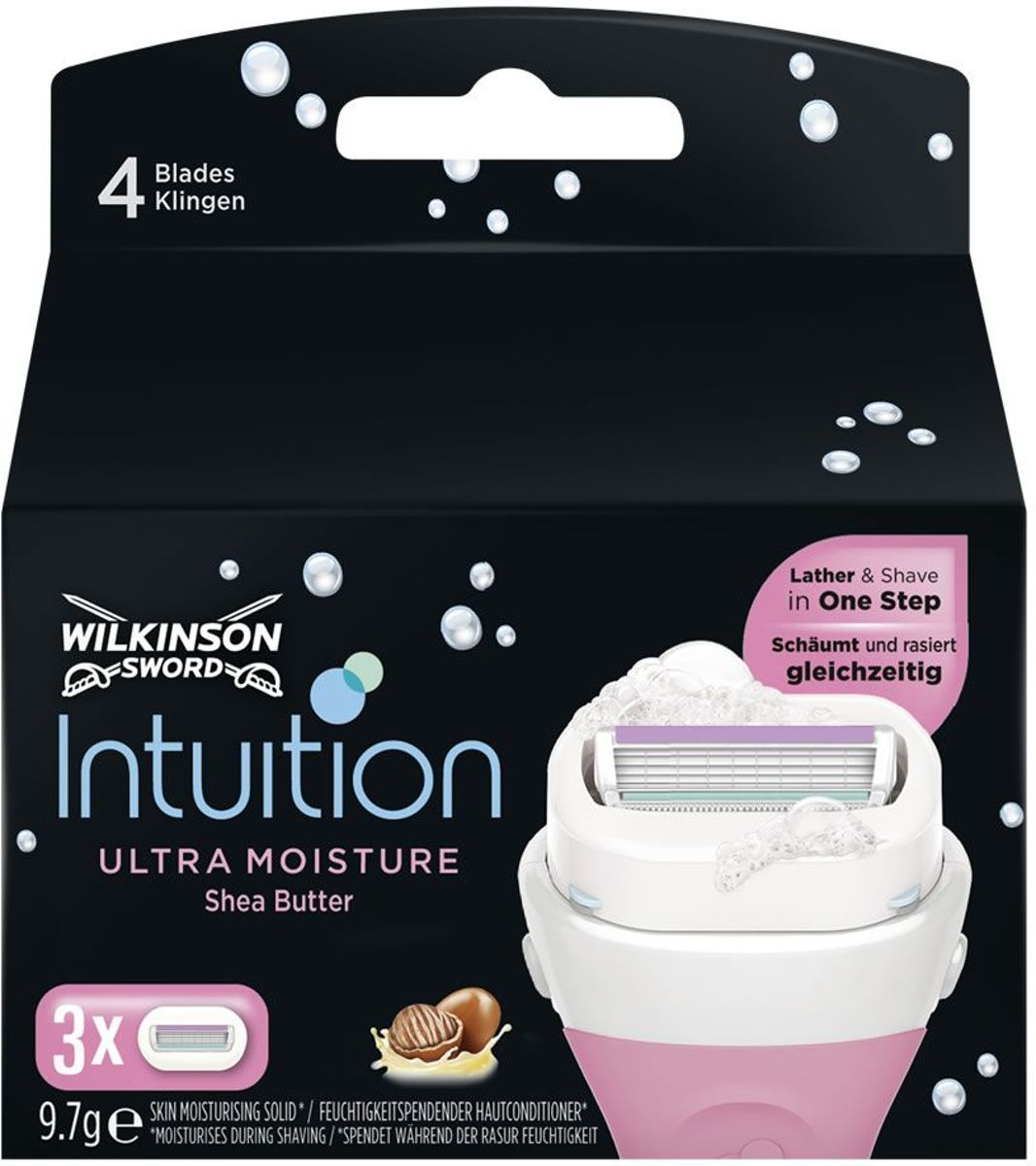 Intuition Ultra Moisture barberblader 3 pk