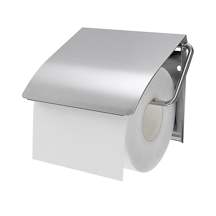 Dérouleur papier toilette Koros metal brosse GoodHome