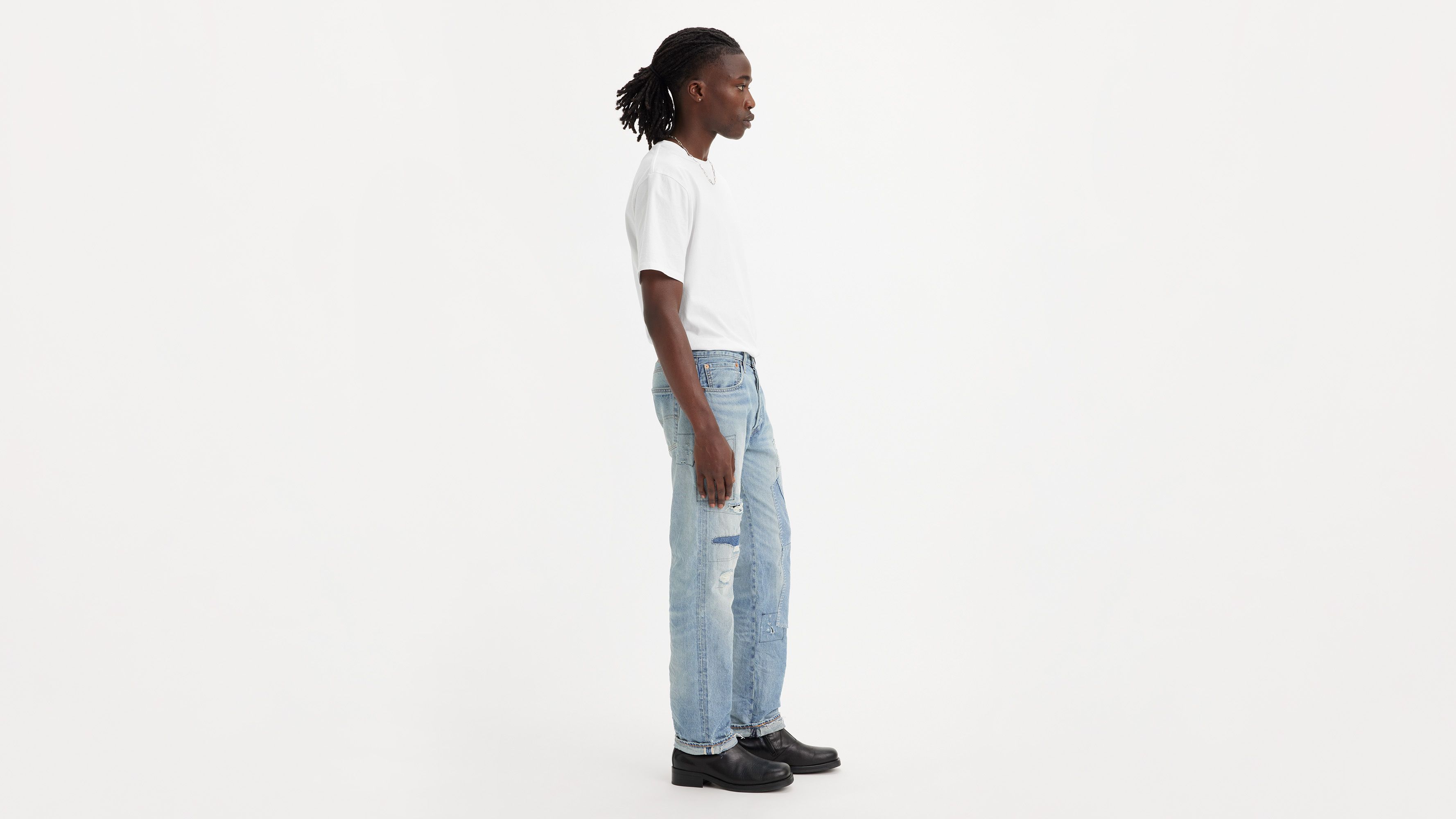 Levi's® jean 501® Original lisière selvedge - Happy To Be Here Destructed Hemp Selvedge - Bleu