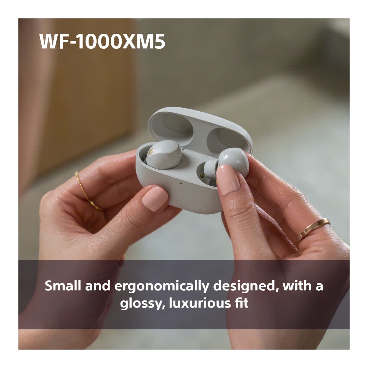 Sony WF-1000XM5 helt trådløse in-ear hodetelefoner (sort)