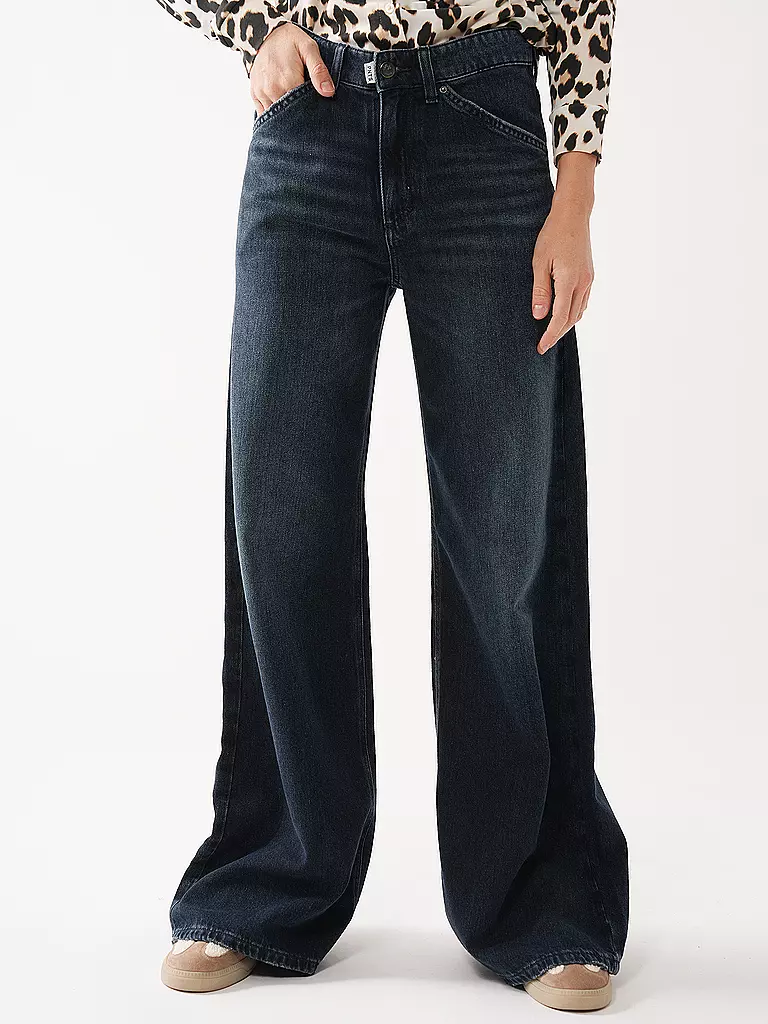 PNTS Jeans Wide Leg THE RAVER blau