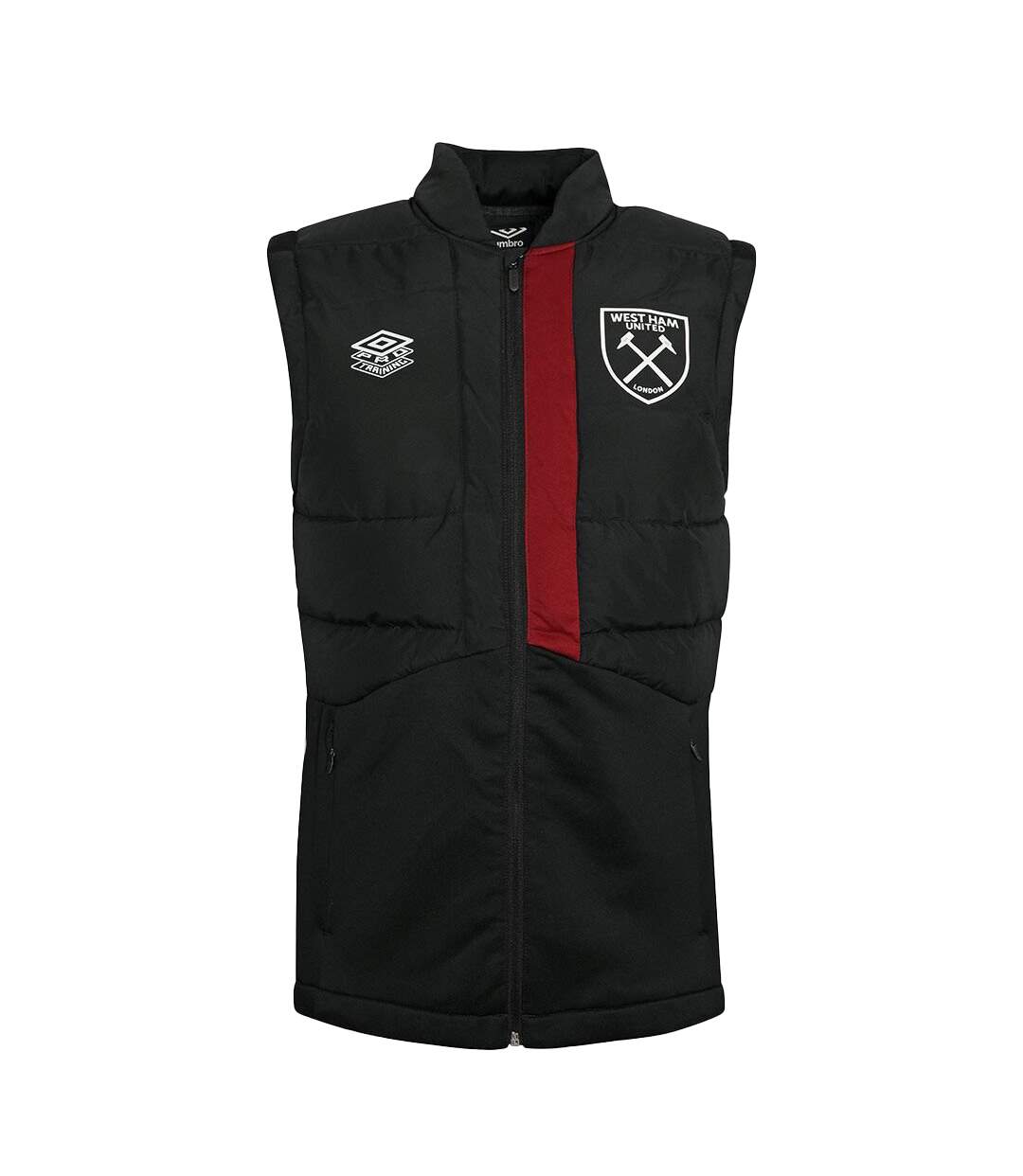 Umbro - Veste sans manches 23/24 - Homme (Noir / Bordeaux) - UTUO1566