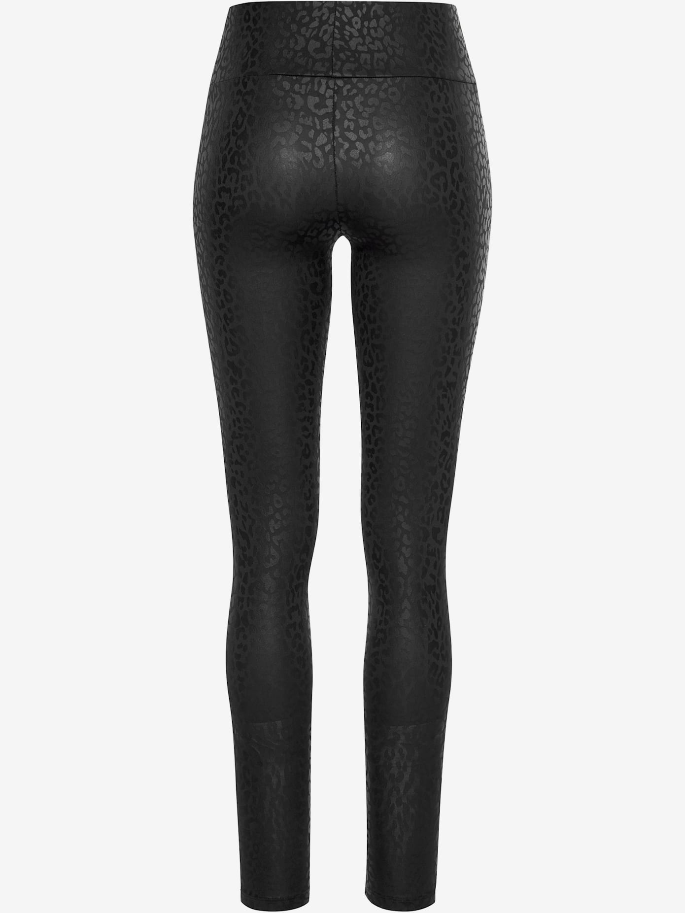 Legging avec imprimé animal légèrement brillant