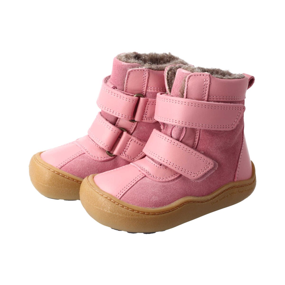 WB4203-WX6 rose ANAPURNA BIO NAPPA-VELOURSLEDER TEX (PFC-FREI) wool velcro Weite/W