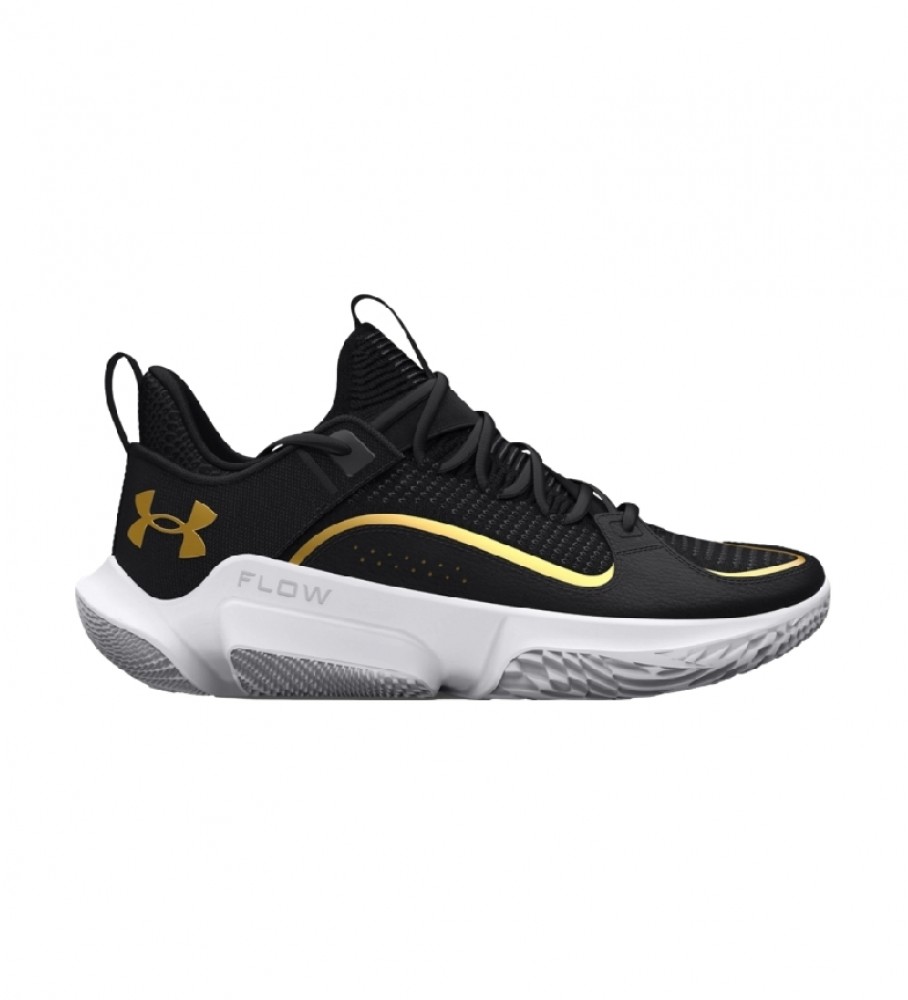 Tênis Under Armour UA Flow FUTR X3, Preto/Dourado