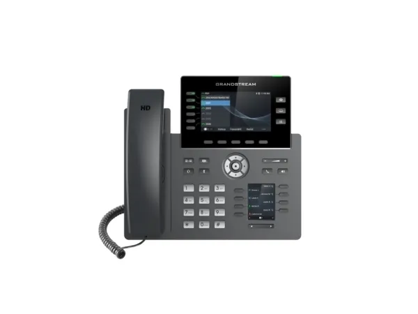 Grandstream GRP2616 - VoIP-telefon med opkalds-ID/opkald venter - IEEE 802.11a/b/g/n/ac (Wi-Fi) - 3-vejs opkaldskapacitet - SIP, RTCP, RTP, SRTP - med 6 linier - 4 linier