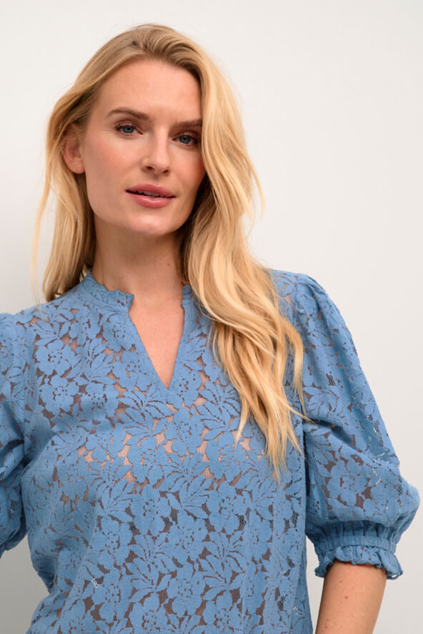 Cream CRKaspis Lace Blouse Captain's blue