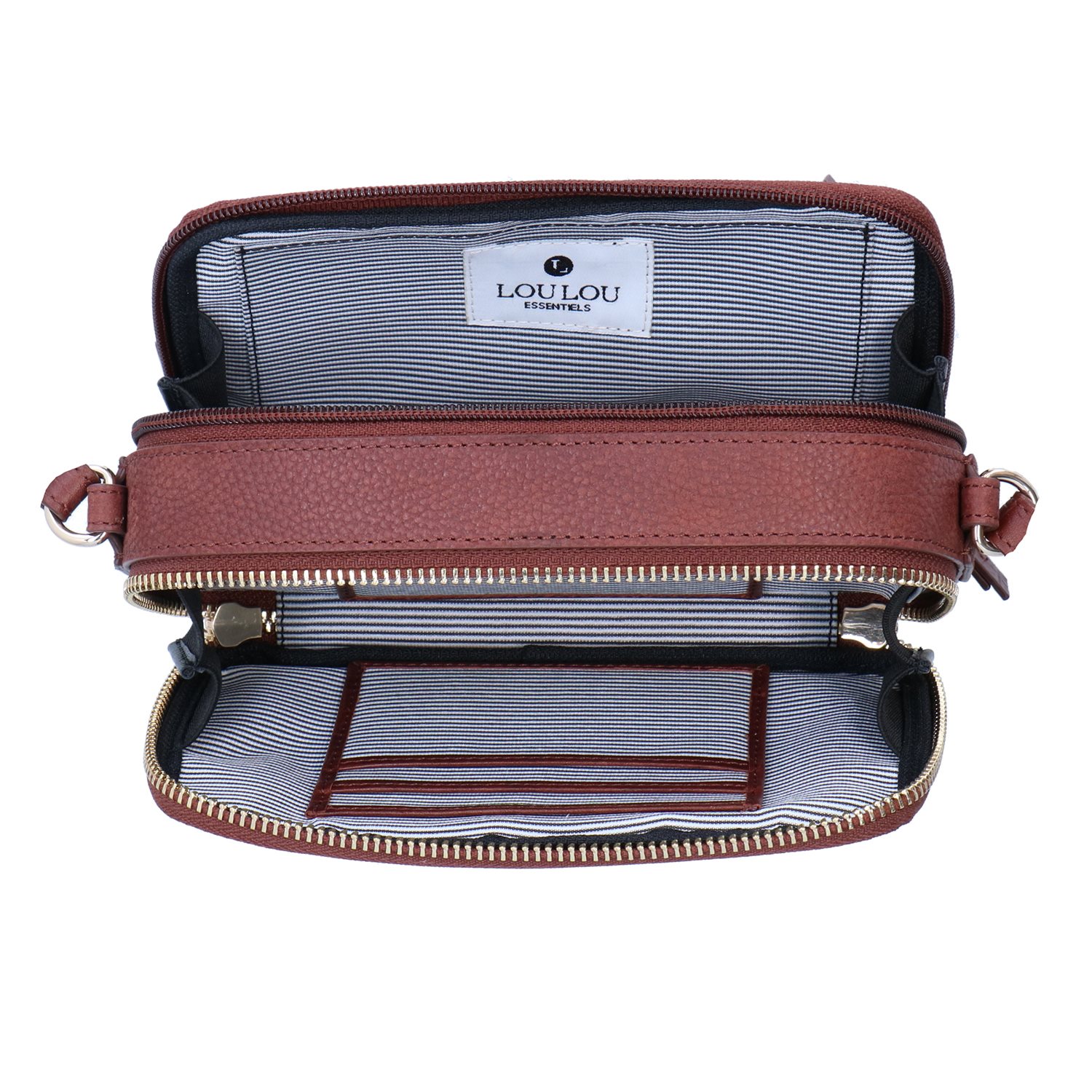 LouLou Essentiels 04Mobilebag Classy Croc cacao