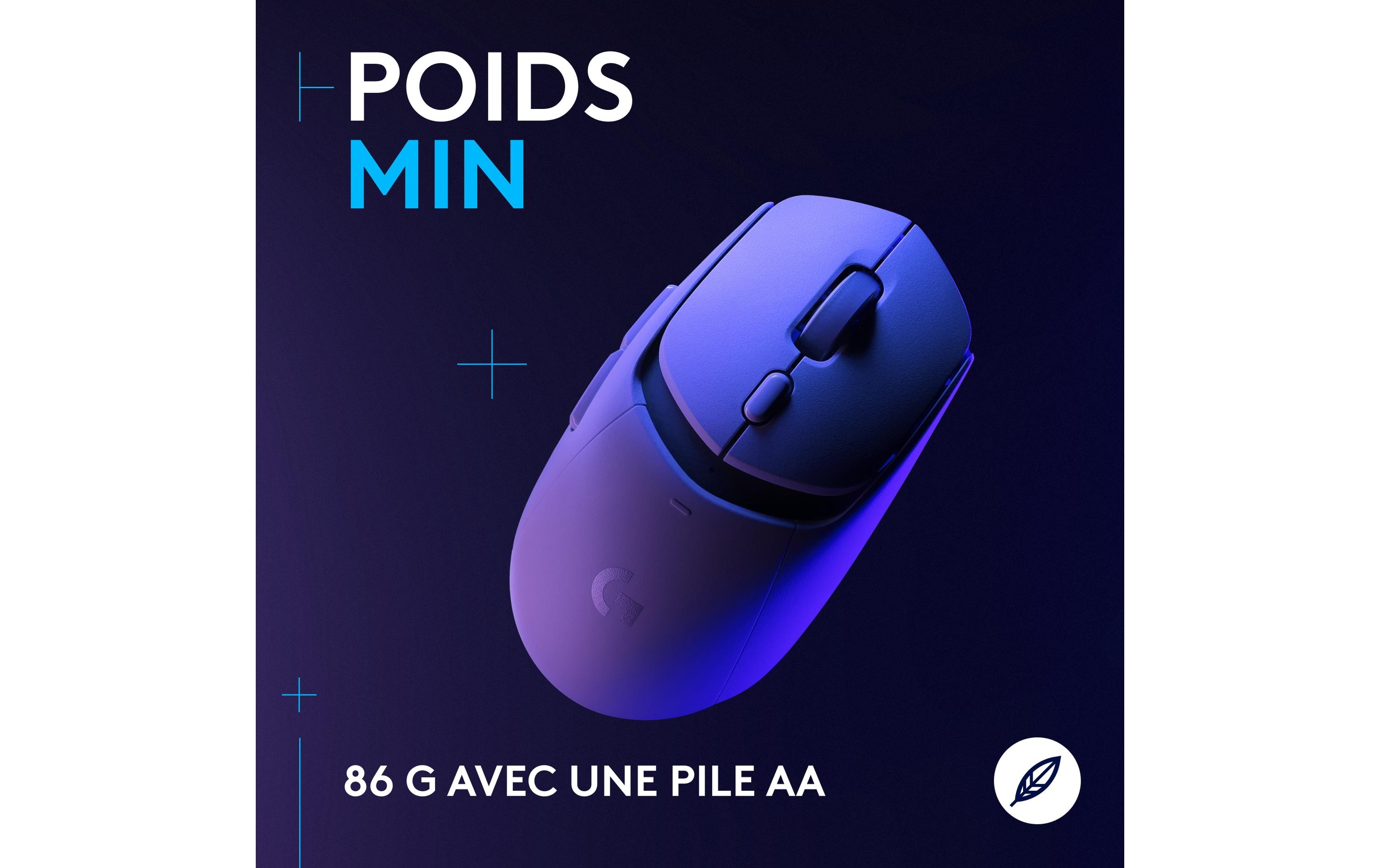 Gaming-Maus G309 Lightspeed WeissKabellose Gaming-Maus mit Lightspeed Wireless und Bluetooth Verbindung