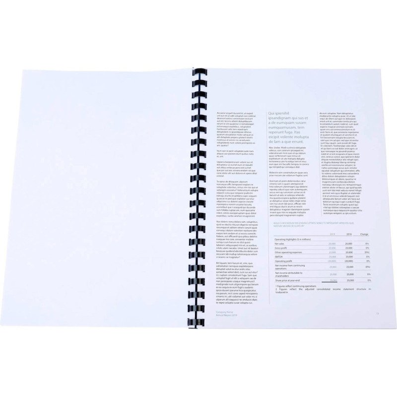 Baguette reliure anneaux plastique Exacompta 16 mm noir - Boite de 100