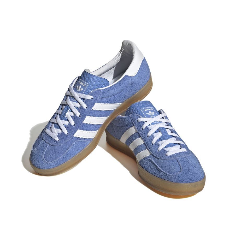 adidas Originals Chaussures Gazelle - Bleu/Blanc/Doré Femme