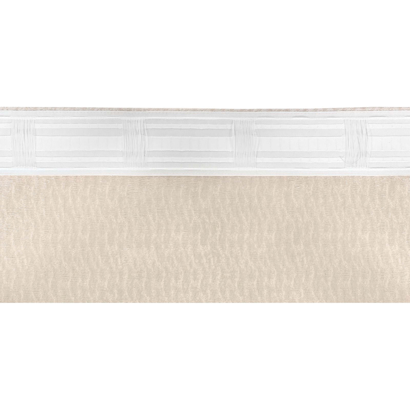 Fertigvorhang Jacquard Borke 135 x 250 cm creme