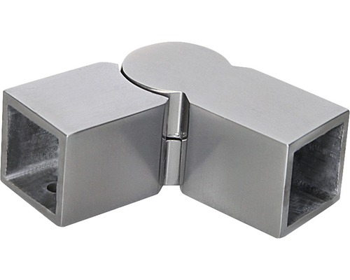 Verbinding voor vierkante staven, aluminium (verpakking = 5 stuks) (88)