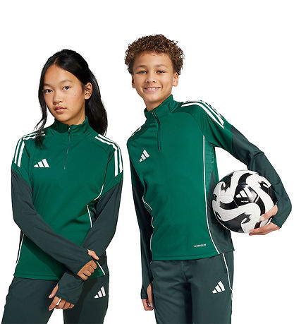 adidas Performance Trainingsshirt - Tiro25C - Dunkelgrün/Shadow