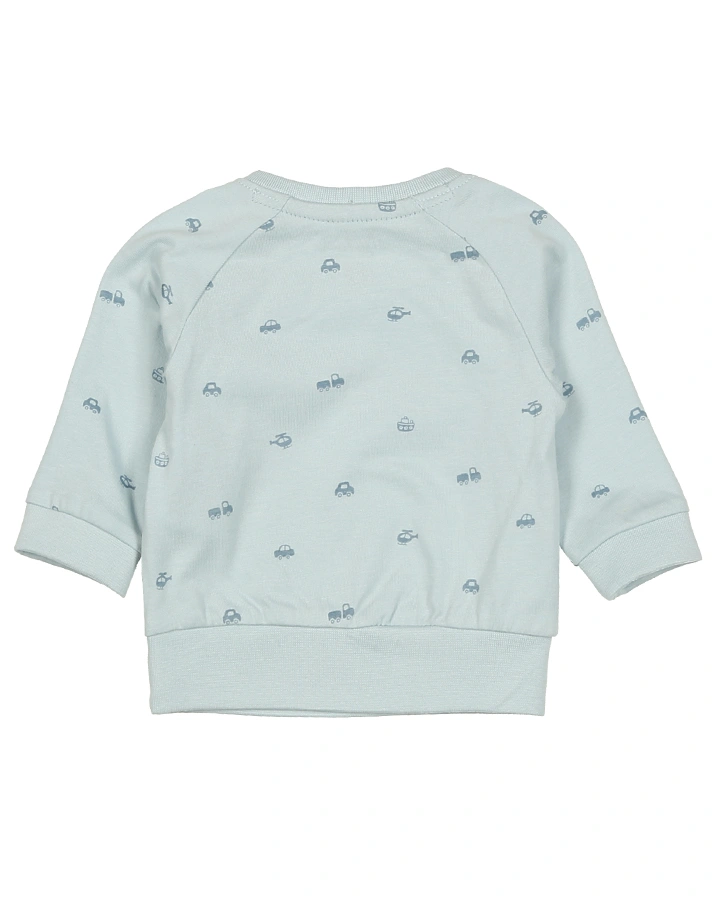 Langarmshirt HAPPY in hellblau