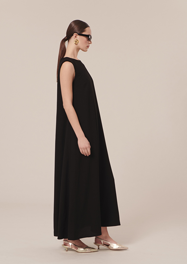 Robe Roxynoire en crêpe