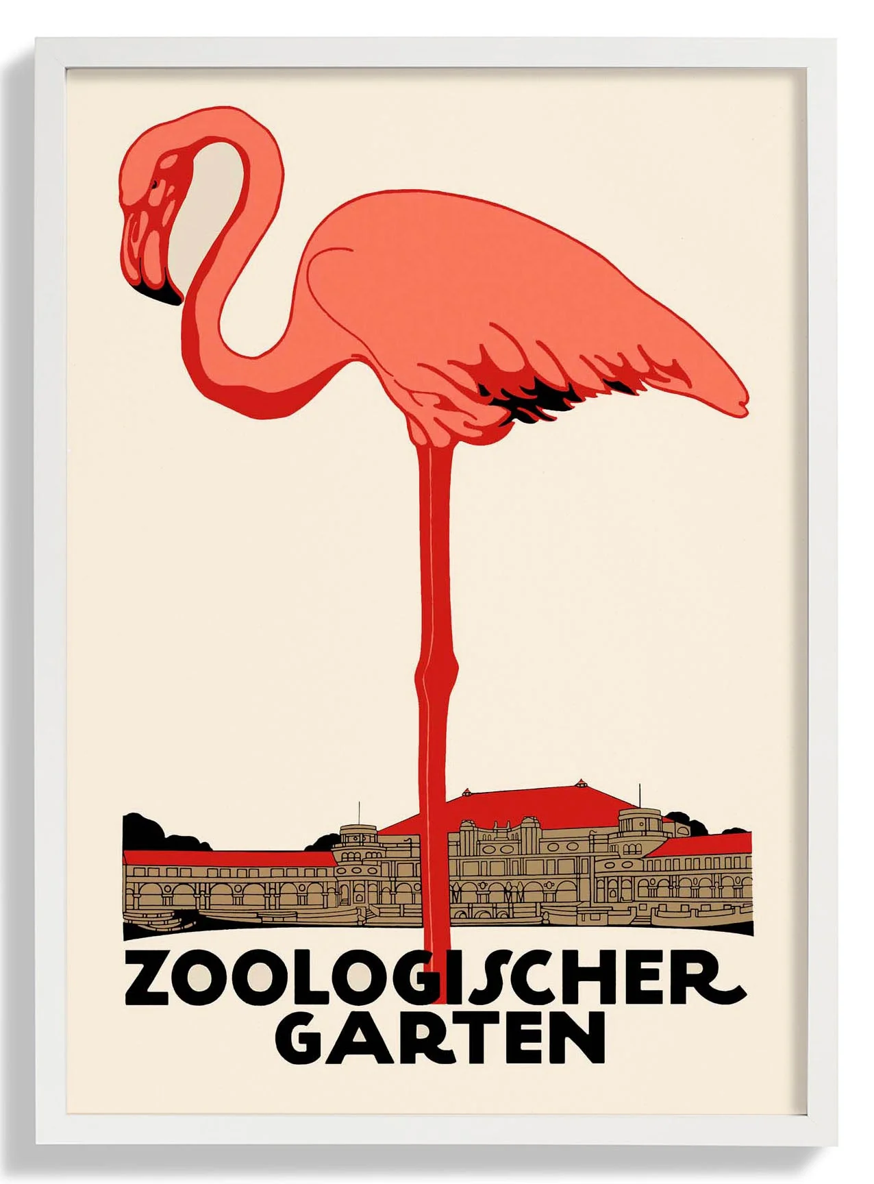 Flamingo Zoologischer Garten von Julius Klinger