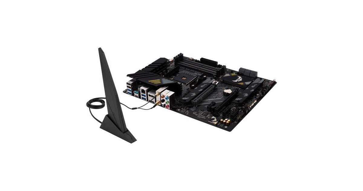 ASUSTUF Gaming B550-PLUS WIFI II socket AM4 moederbord  (Zwart, RAID, Gb-LAN, WLAN, BT, Sound, ATX)