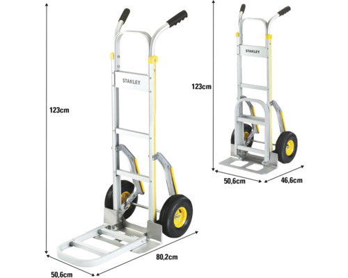 Steekwagen Stanley aluminium 200kg SXWTD-HT514