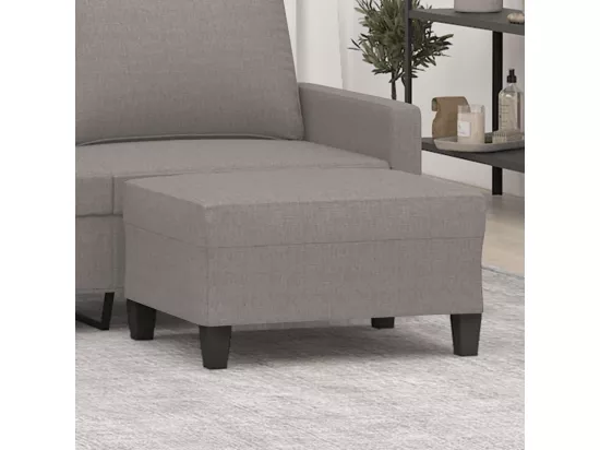 Repose-pied Taupe 70x55x41 cm Tissu