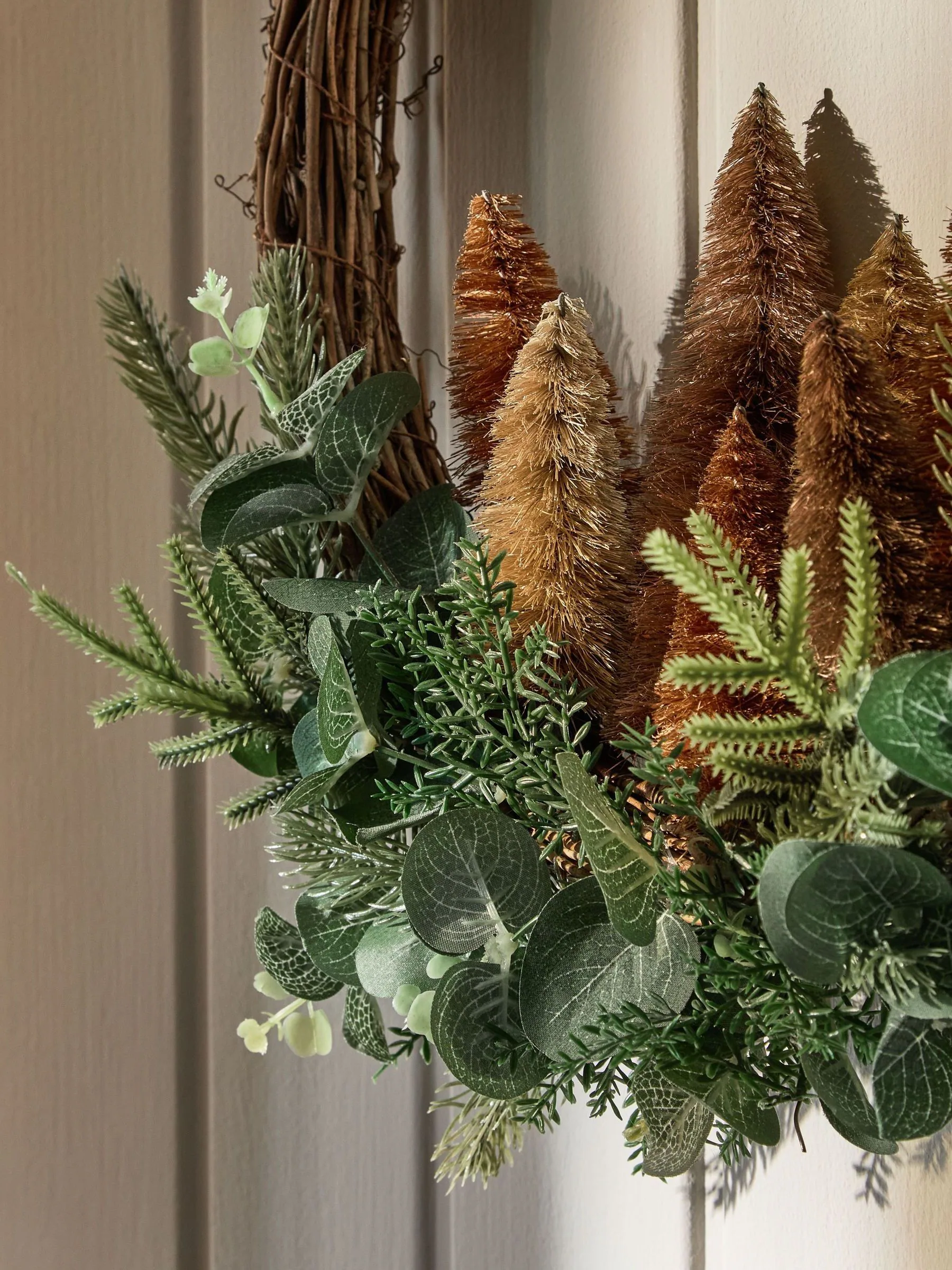 Borstelboom Kerstmis krans