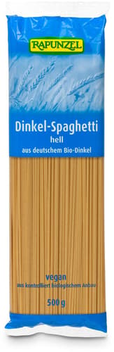 Rapunzel BIO Dinkel-Spaghetti hell aus Deutschland