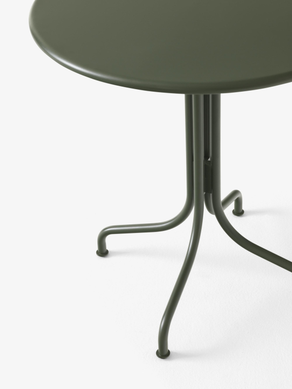 &tradition Thorvald tuintafel Ø70 Warm Black