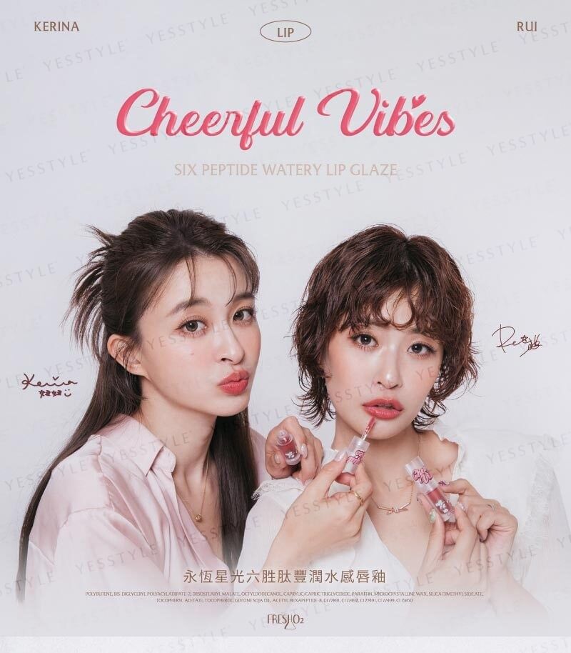 FreshO2 - Cheerful Vibes Six Peptide Watery Lip Glaze