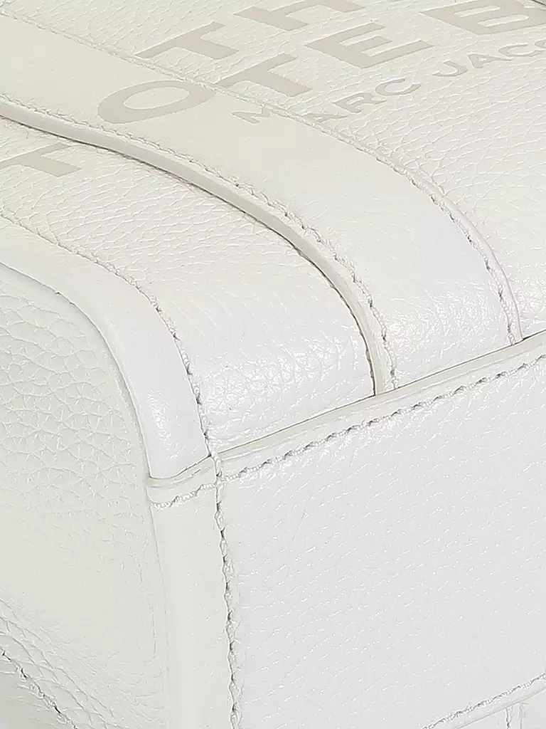 MARC JACOBS Ledertasche - Tote Bag THE MINI TOTE weiss