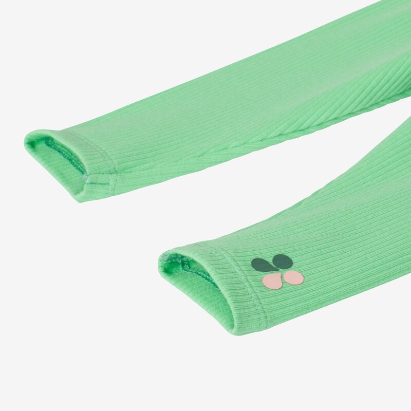 Leggings bébé côtelé vert Catimini Vert