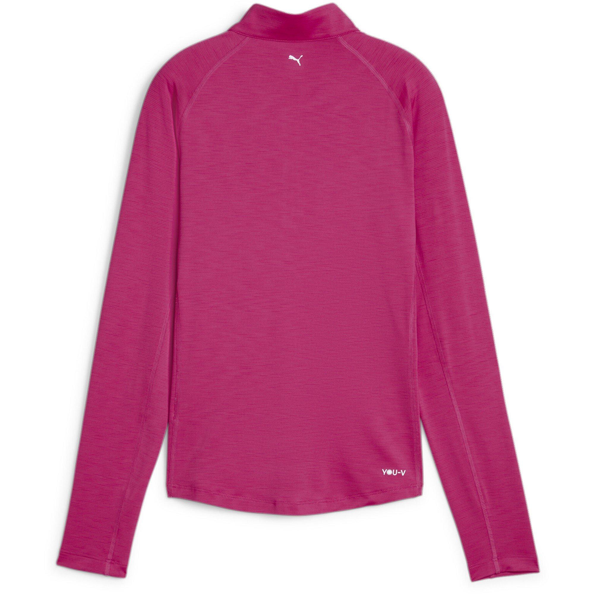 Puma Puma W You-V Solid 1/4 Zip Baselayer Top Womens