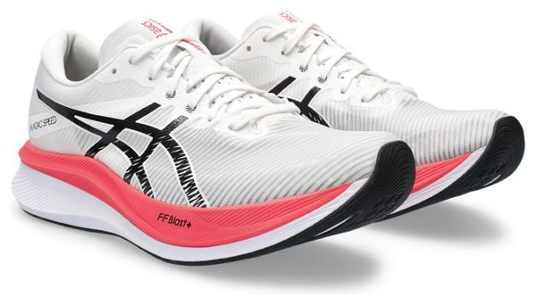 Chaussures Running Asics Magic Speed 3 Blanc/Noir/Rouge Homme