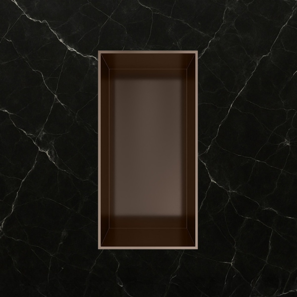 Hotbath &More frameless inbouwnis 30x15x10cm tuscan bronze