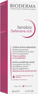 Bioderma Sensibio Defensive Riche Creme