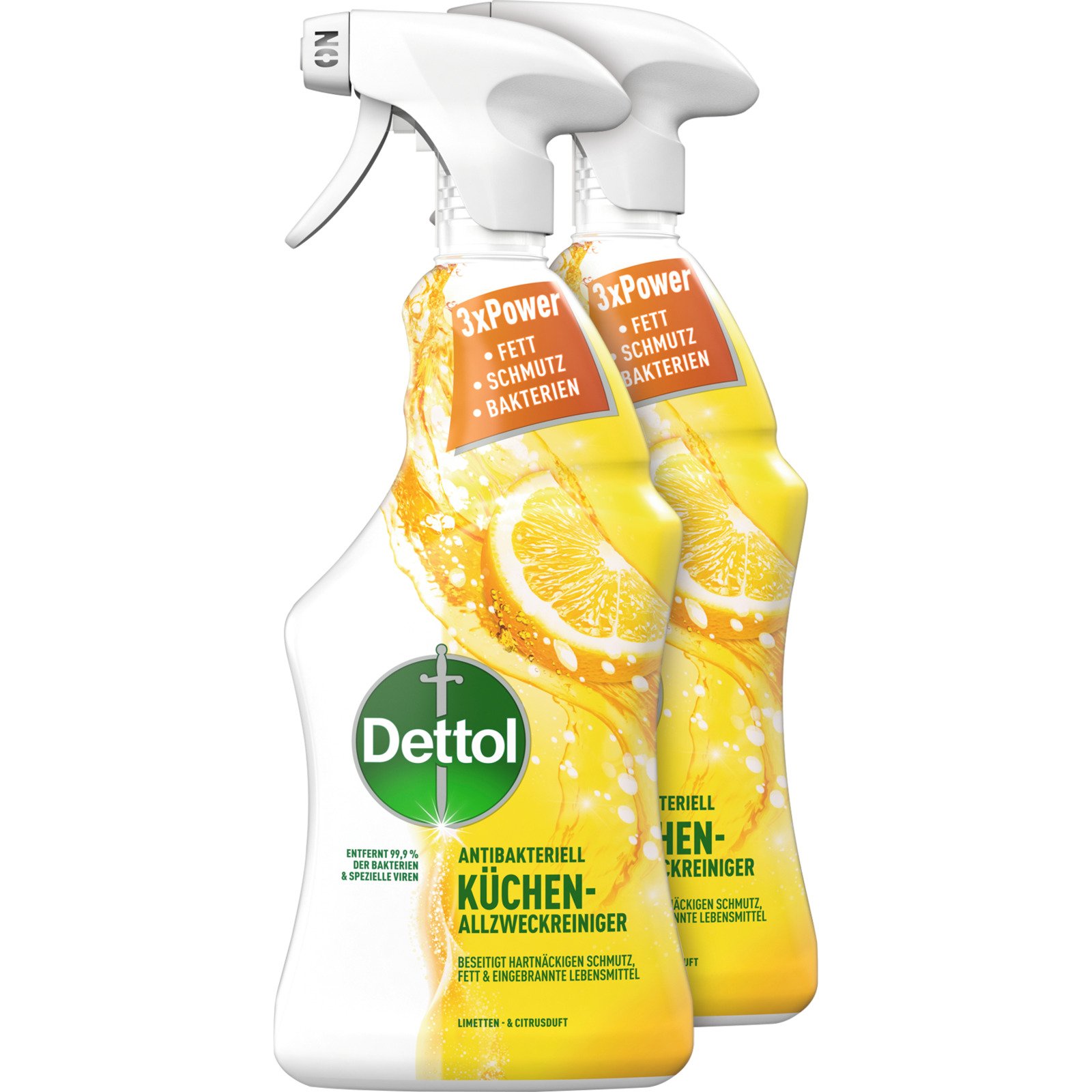 Dettol Allzweckreiniger Limette + Zitrone 2 x 750 ml