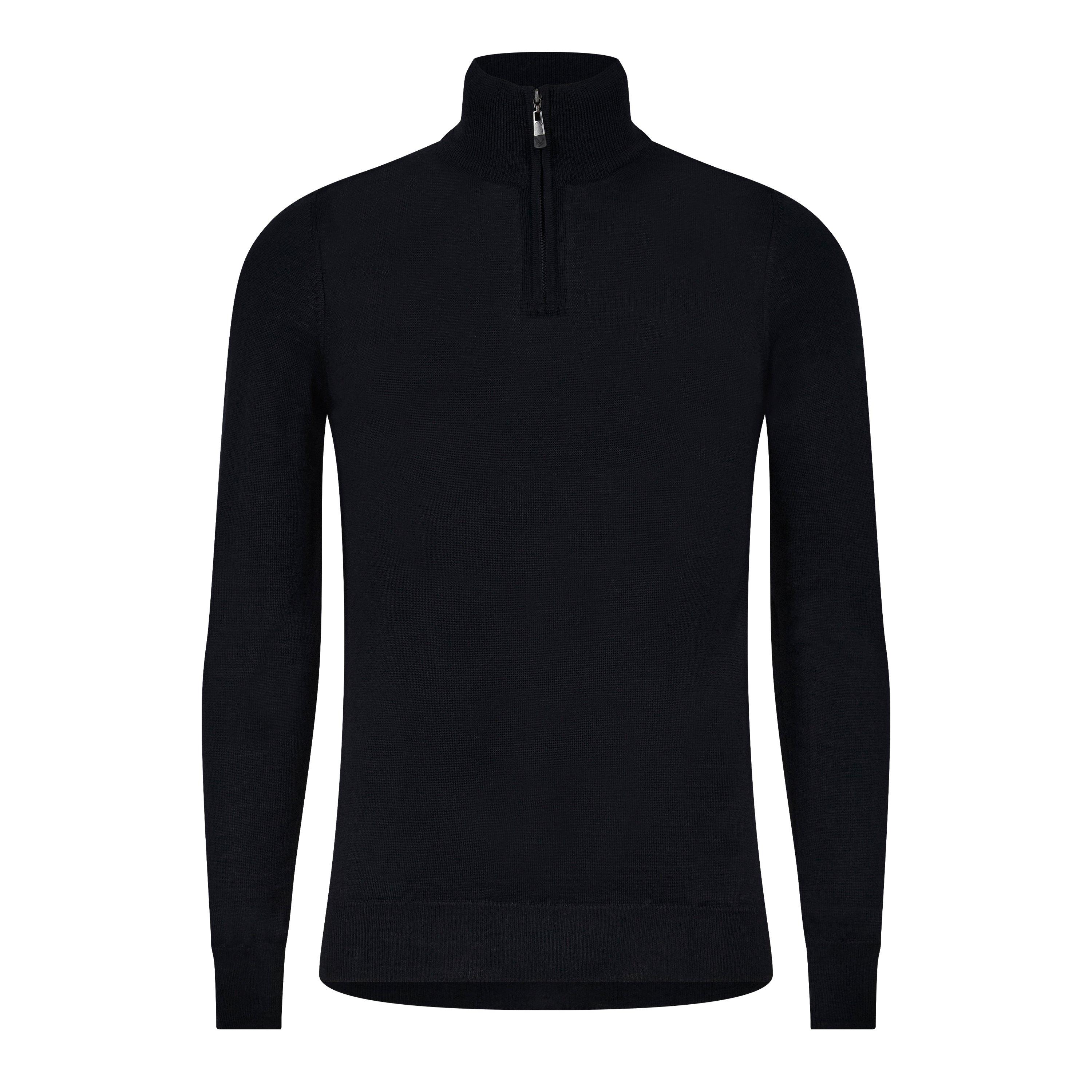Lyle and Scott Eagle Qz Knit Sn99